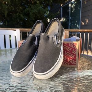 Black Slip on Vans